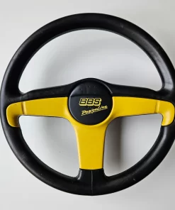 BBS Yellow Designline Three Spoke Steering Wheel